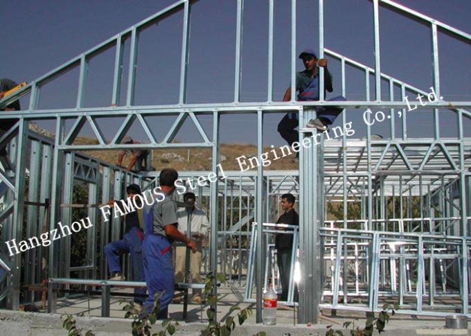 Modern Steel Structure Light Steel Villa Heat Insulation House Quick Installation