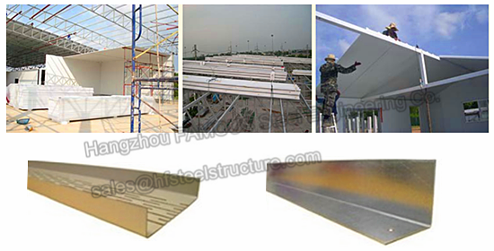 Chinese Design EPS Sandwich Panels For Walk In Cold Room 1150 Width