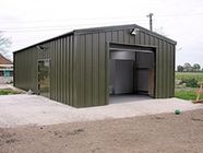Dairy Farm Building with Insulated Steel Walls