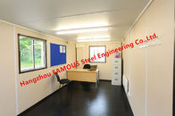 Modular Flat Pack Container Office Rooms For Temporary Use Prefab Transportable Cabins With Durable Frame