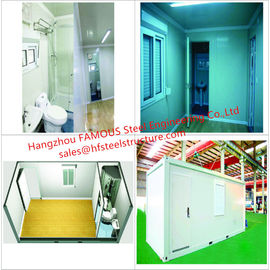 Portable Prefab Container Homes With Interior Decorations  Bedroom/Bathroom/Kitchen/Washbasin