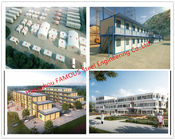 Lightweight Steel Frame Flat Pack Prefab Containers For International Rescue Camp Or Clinic Office