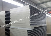 Environment Protection PU Sandwich Insulated Panels Water Resistant for Wall Systems