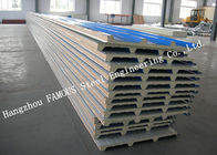 Lightweight Heat Insulation PU Sandwich Panels for Roof Cladding Systems Easy Assembling