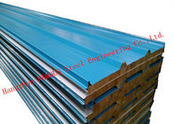 960mm Width Reliable Structure Mineral Wool Sandwich Panels for Cold Room Storage Roof Panel