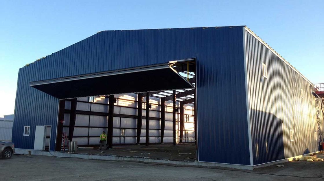 Pre Engineered Buildings With Steel H Section Columns And Rafters