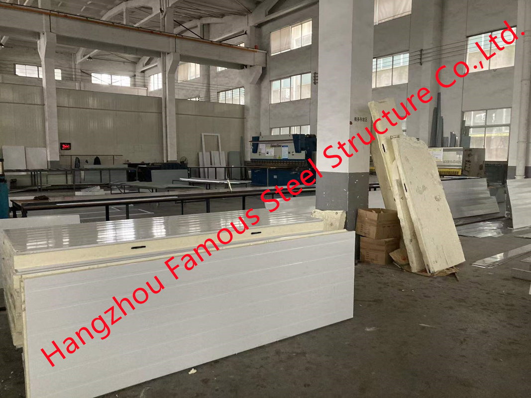PU polyurethane foam PIR cold room storage warehouse insulation sandwich panelsboards